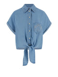 Guess Camicia Jeans Donna W6GH18D0713 Playa Sol - Denim