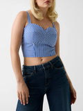 Guess Top Tecla Donna W6GH38W1848 - Blu