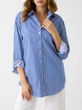 Guess Camicia Casual Camicia Tecla Donna W6GH39W1849 - Blu