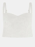 Guess Top Sharon Eyelets Donna W6GH47W1880 Pure White - Bianco