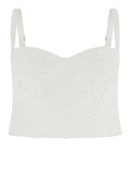 Guess Top Sharon Eyelets Donna W6GH47W1880 Pure White - Bianco