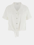 Guess Camicia Casual Donna W6GH48W1881 Pure White - Bianco