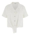 Guess Camicia Casual Donna W6GH48W1881 Pure White - Bianco