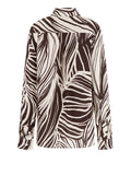 Guess Camicia Fantasia Bastienne Donna W6GH52W1975 Wild Escape Print - Marrone