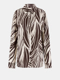 Guess Camicia Fantasia Bastienne Donna W6GH52W1975 Wild Escape Print - Marrone