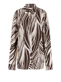 Guess Camicia Fantasia Bastienne Donna W6GH52W1975 Wild Escape Print - Marrone