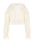 Guess Top Emilia Donna W6GH61W2041 Dove White - Bianco