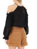 Guess Top Emilia Donna W6GH61W2041 Jet Black A996 - Nero