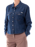 Guess Camicia Jeans Wren Donna W6GH63D0882 Lupin - Denim