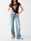 Guess T-shirt Donna W6GI19K3042 Regal Brown - Marrone