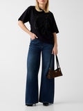 Guess T-shirt Maxi G Studsda Donna W6GI39K3478 Jet Black A996 - Nero