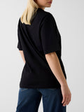 Guess T-shirt Maxi G Studsda Donna W6GI39K3478 Jet Black A996 - Nero