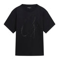 Guess T-shirt Maxi G Studsda Donna W6GI39K3478 Jet Black A996 - Nero