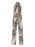 Guess Jumpsuit Donna W6GK12K2937 Wild Escape Print - Marrone