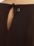 Guess Vestito Longuette Serafina Donna W6GK13K2943 Regal Brown - Marrone