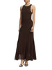 guess vestito longuette serafina donna w6gk13k2943 regal brown marrone 164992010