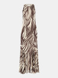 Guess Vestito Longuette Serafina Donna W6GK13K2943 Wild Escape Print - Marrone