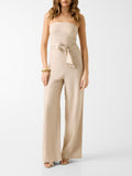 Guess Jumpsuit Jackie Linen Donna W6GK92W2195 - Avorio