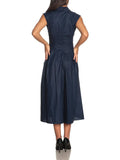 Guess Vestito Longuette Cherry Donna W6GKA0W2353 - Blu
