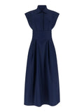 Guess Vestito Longuette Cherry Donna W6GKA0W2353 - Blu
