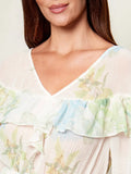 Guess Vestito Mini Laurence Donna W6GKA5W2400 Garden Lilies Print - Floreale