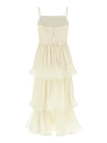 Guess Vestito Longuette Donna W6GKAGW2584 Dove White - Bianco
