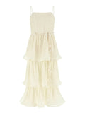 Guess Vestito Longuette Donna W6GKAGW2584 Dove White - Bianco