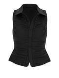 Guess Top Shirring Robyn Donna W6GP40K3256 Jet Black A996 - Nero