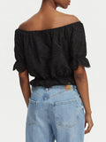 Guess Top Shoulder Off Donna W6GP47K3336 Jet Black A996 - Nero