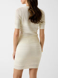 Guess Maglia Michelle Donna W6GR16Z0601 Cream White - Bianco