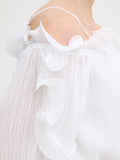 Guess Blusa Gabriella Donna W6RH29WI342 Pure White - Bianco