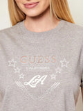 Guess T-shirt Stars Donna W6RI30I3Z14 Marble Heather - Grigio
