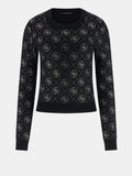 Guess Maglia Donna W6RR66Z3JD2 Jet Black A996 - Nero