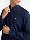 Harmont & Blaine Camicia Classica Uomo CR1043N11759M - Blu