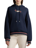 Harmont & Blaine Felpa Cappuccio Donna FOQD34021778 - Blu