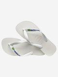 Havaianas Infradito Brasil Logo Unisex 4110850 White - Bianco