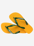 Havaianas Infradito Brasil Logo Verde Unisex 4110850 Pop Yellow - Giallo