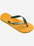 Havaianas Infradito Brasil Logo Verde Unisex 4110850 Pop Yellow - Giallo