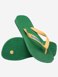 Havaianas Infradito Brasil Logo Giallo Unisex 4110850 Green/yellow - Verde