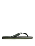 Havaianas Infradito Brasil Logo Unisex 4110850 Green Olive/green Olive - Verde