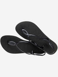Havaianas Sandalo Basso Luna Donna 4129697 Black - Nero