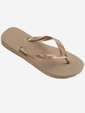 Havaianas Infradito Top Tiras Oro Donna 4137428 Rose Gold - Rosa