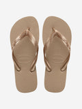 Havaianas Infradito Top Tiras Oro Donna 4137428 Rose Gold - Rosa