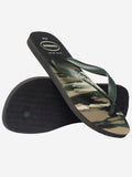 Havaianas Infradito Camu Uomo 4141398 Black/green Olive - Verde