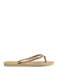 Havaianas Infradito Slim Glitter Donna 4146975 Sand Dune - Beige