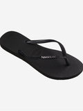 Havaianas Infradito Slim Glitter Donna 4146975 Black/black - Nero