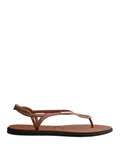 Havaianas Sandalo Basso Luna Point Donna 4149921 Rust/black - Marrone