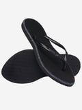Havaianas Infradito Point Glitter Donna 4150157 Black/black - Nero