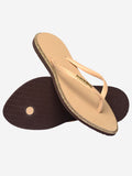Havaianas Infradito Slim Point Glitter Donna 4150157 Dark Brown/golden - Marrone