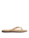Havaianas Infradito Slim Point Glitter Donna 4150157 Dark Brown/golden - Marrone